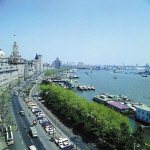 De Bund overdag (Shanghai)